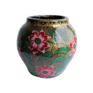Hand-Painted Red Blossom Paper Vase
