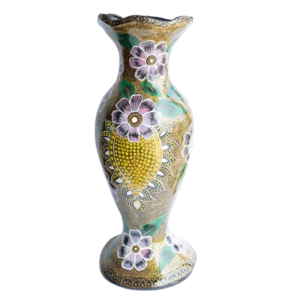 Artisan Handcrafted Papier-Mâché Vases – Recycled Scrap Paper Decorative Urns