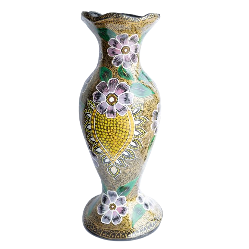 Artisan Handcrafted Papier-Mâché Vases – Recycled Scrap Paper Decorative Urns