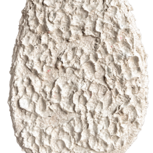 Handmade Textured Ivory Plaster Wall Art